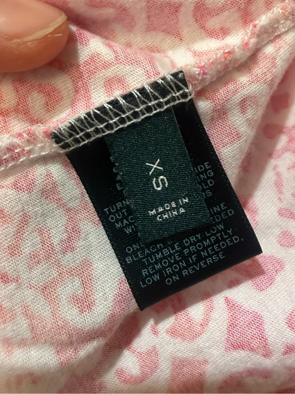 Lauren Ralph Lauren Pajama Set XS Pink Floral Button Front Capri PJs Sleepwear